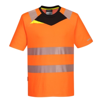 DX4 Majica Hi-Vis S/S Narančasta/Crna 5XL PORTWEST DX413OBR5XL