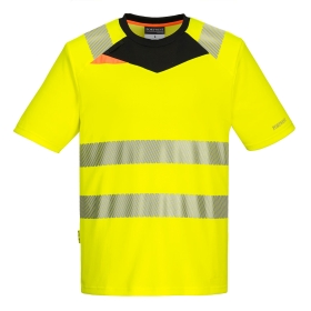 DX4 Majica Hi-Vis S/S Žuta/Crna L PORTWEST DX413YBRL