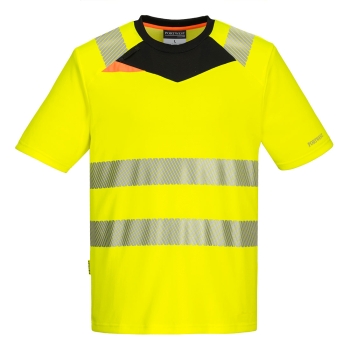 DX4 Majica Hi-Vis S/S Žuta/Crna L PORTWEST DX413YBRL