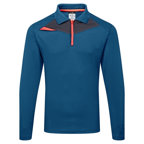 DX4 Polo majica L/S Metro Blue XL PORTWEST DX414MBRXL