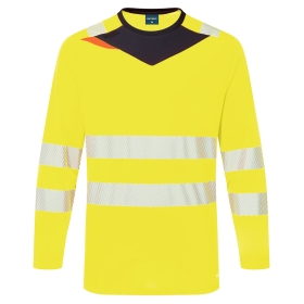 DX4 Majica Hi-Vis L/S Žuta/Crna XXL PORTWEST DX416YBRXXL
