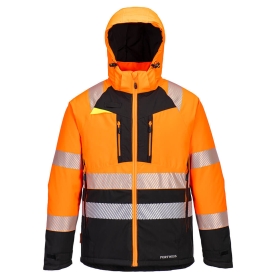 DX4 Jakna Winter Hi-Vis Class 2 Narančasta/Crna 4XL PORTWEST DX430OBR4XL