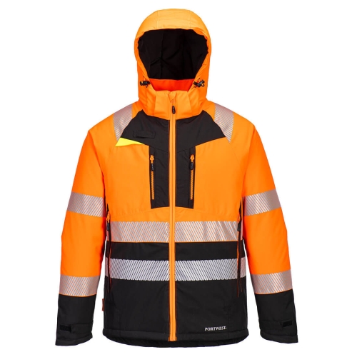 DX4 Jakna Winter Hi-Vis Class 2 Narančasta/Crna 4XL PORTWEST DX430OBR4XL