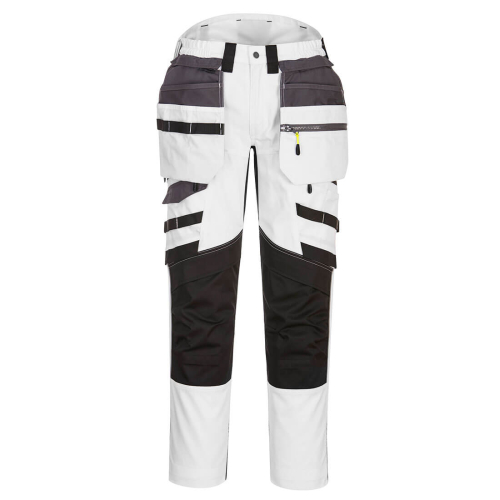 DX4 Hlače Detachable Holster Pocket White/Grey 30 PORTWEST DX440WGR30