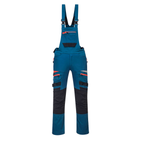 DX4 Hlače s naramenicama Work Metro Blue S PORTWEST DX441MBRS