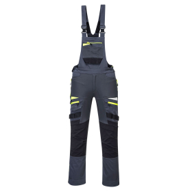 DX4 Hlače s naramenicama Work Metal Grey L PORTWEST DX441MGRL