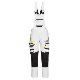 DX4 Hlače s naramenicama Work White/Grey M PORTWEST DX441WGRM