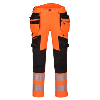 DX4 Hlače Hi-Vis Detachable Holster Pocket Narančasta/Crna 46 PORTWEST DX442OBR46