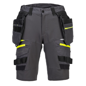 DX4 Kratke hlače Detachable Holster Pocket Metal Grey 36 PORTWEST DX444MGR36