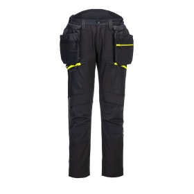 DX4 Hlače Detachable Holster Pocket Softshell Crna 32 PORTWEST DX450BKR32