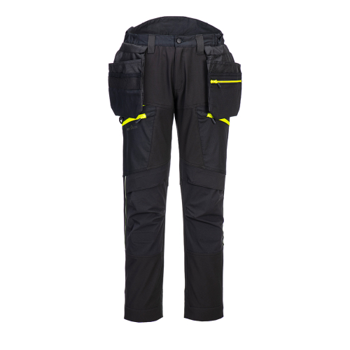 DX4 Hlače Detachable Holster Pocket Softshell Crna 38 PORTWEST DX450BKR38