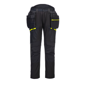 DX4 Hlače Detachable Holster Pocket Softshell Crna 46 PORTWEST DX450BKR46