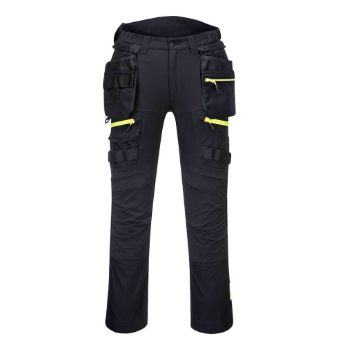 DX4 Ženske hlače Detachable Holster Pocket Crna 28 PORTWEST DX452BKR28