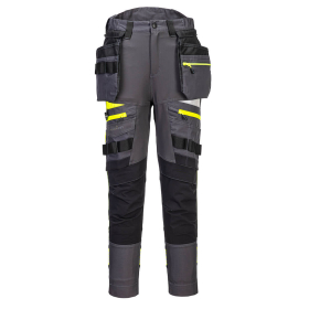 DX4 Ženske hlače Detachable Holster Pocket Metal Grey 32 PORTWEST DX452MGR32