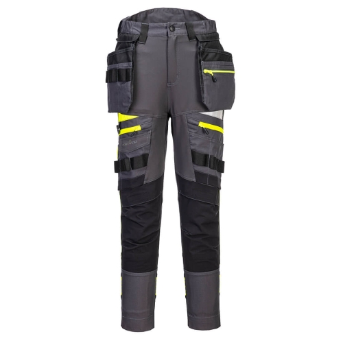 DX4 Ženske hlače Detachable Holster Pocket Metal Grey 30 PORTWEST DX452MGR30