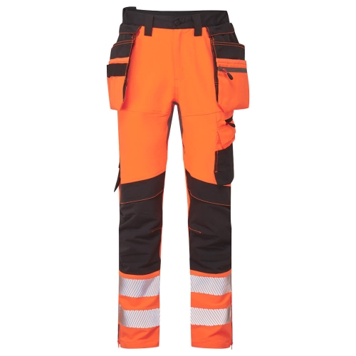 DX4 Hlače Hi-Vis Detachable Holster Pocket Craft Narančasta/Crna 38 PORTWEST DX454OBR38