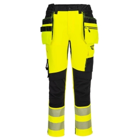 DX4 Hlače Hi-Vis Detachable Holster Pocket Craft Žuta/Crna 46 PORTWEST DX454YBR46