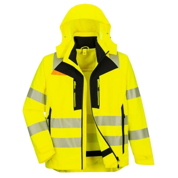 DX4 Jakna Hi-Vis 4-u-1 Žuta/Crna M PORTWEST DX466YBRM