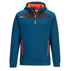DX4 Quarter Zip Hoodie Metro Blue M PORTWEST DX467MBRM
