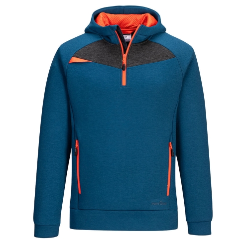 DX4 Quarter Zip Hoodie Metro Blue XXL PORTWEST DX467MBRXXL