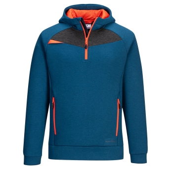 DX4 Quarter Zip Hoodie Metro Blue XL PORTWEST DX467MBRXL