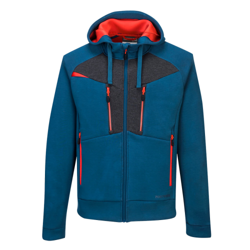 DX4 Zipped Hoodie Metro Blue XXL PORTWEST DX472MBRXXL