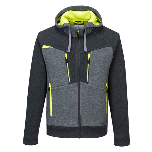 DX4 Zipped Hoodie Metal Grey XXXL PORTWEST DX472MGRXXXL