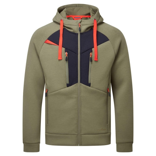 DX4 Zipped Hoodie Moss Green XL PORTWEST DX472MORXL