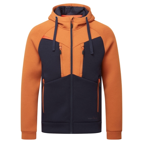 DX4 Zipped Hoodie Rust XXL PORTWEST DX472RURXXL