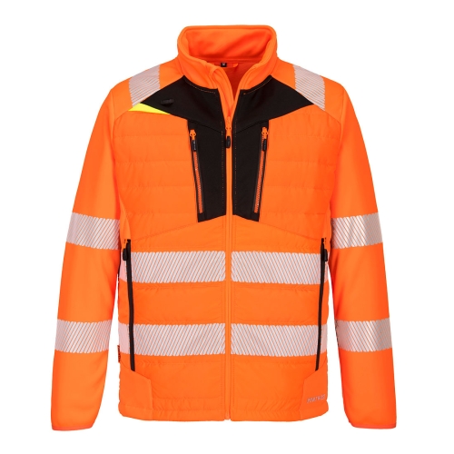 DX4 Jakna Hi-Vis Hybrid Baffle Narančasta/Crna L PORTWEST DX473OBRL