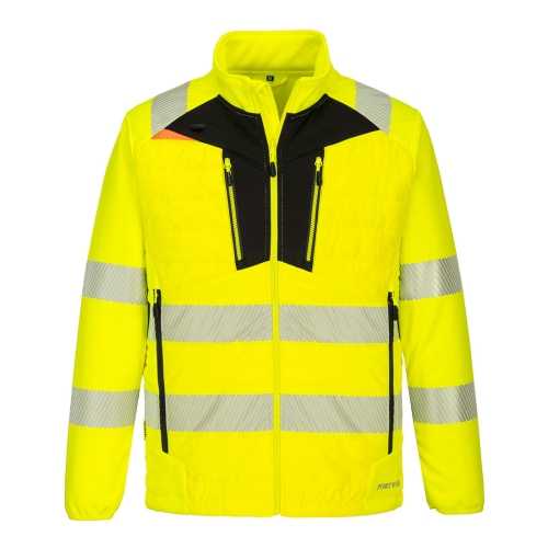 DX4 Jakna Hi-Vis Hybrid Baffle Žuta/Crna XXL PORTWEST DX473YBRXXL
