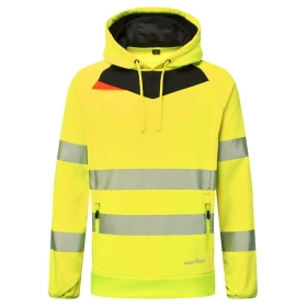 DX4 Hi-Vis Overhead Hoodie Žuta/Crna XXXL PORTWEST DX483YBRXXXL