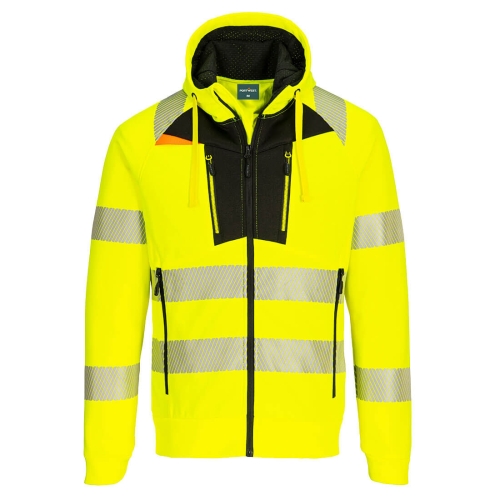 DX4 Hi-Vis Hoodie Žuta/Crna S PORTWEST DX484YBRS