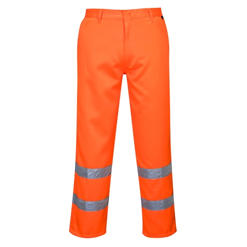 Hlače Hi-Vis Polycotton Service Narančasta XL PORTWEST E041ORRXL