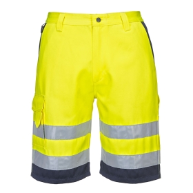 Kratke hlače Hi-Vis Contrast Yellow/Navy XXXL PORTWEST E043YNRXXXL