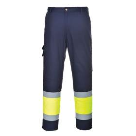 Hlače Service Hi-Vis Contrast Class 1 Yellow/Navy M PORTWEST E049YNRM