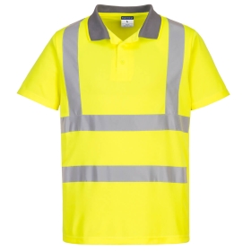 Polo majica Eco Hi-Vis S/S  (6 kom) Žuta S PORTWEST EC10YERS