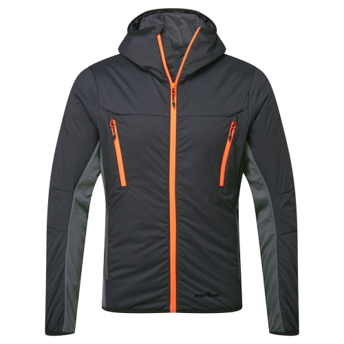 EV4 Jakna Insulated Hybrid Metal Grey Tall M PORTWEST EV470MGTM