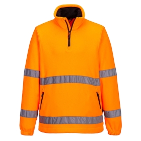 Flis Hi-Vis 1/2 Zip Narančasta S PORTWEST F302ORRS