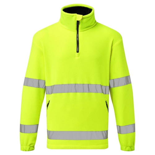 Flis Hi-Vis 1/2 Zip Žuta L PORTWEST F302YERL