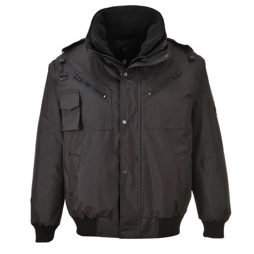 Jakna Bomber 4-u-1 Crna XXXL PORTWEST F465BKRXXXL