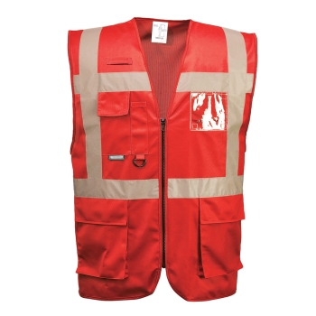 Prsluk Iona Executive Crvena XXL PORTWEST F476RERXXL