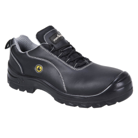 Zaštitna niska cipela Portwest Compositelite ESD Leather S1 Crna 39 PORTWEST FC02BKR39