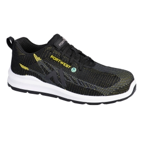 Eco Fly Composite Trainer S1PS SR FO Crna/Žuta 44 PORTWEST FC06BKY44