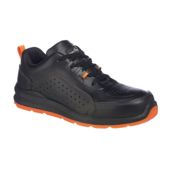 Cipela Portwest Compositelite Perforated Safety Trainer S1P Crna/Narančasta 41 PORTWEST FC09BKO41
