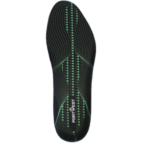 Ulošci Gel Cushion & Arch Support Crna/Zelena S PORTWEST FC82BGNS