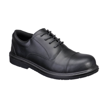 Steel Action Leather Executive Shoe S3 SR FO Crna 40 PORTWEST FD18BKR40
