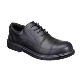 Steel Action Leather Executive Shoe S3 SR FO Crna 43 PORTWEST FD18BKR43