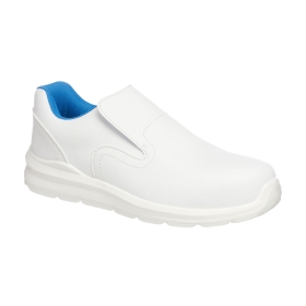 Portwest Compositelite Slip On Safety Trainer White 44 PORTWEST FD62WHR44