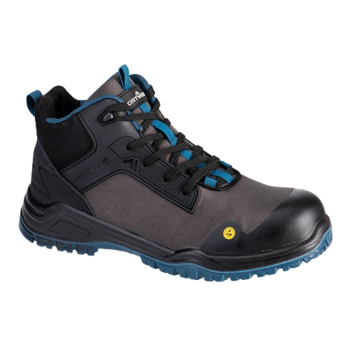 Bevel Composite Mid Boot S3S ESD SR FO Crna/Teal  40 PORTWEST FE01BTE40